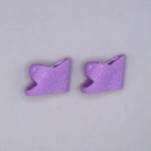 Vintage Y2K Purple Pink Platform Wedge Doll Shoes Fits Barbie Arched Feet Dolls